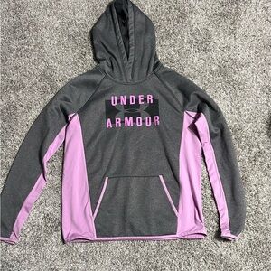 Women’s Under Armour Gray and Purple Hoodie
